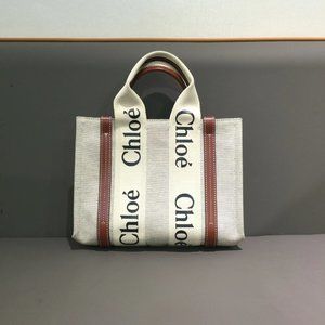 Chloe small woody tote with strap